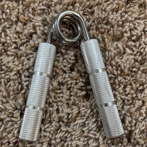 Silver heavy duty Hand Grip Strengthener